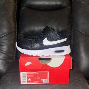 Blue and White Nike Air Max